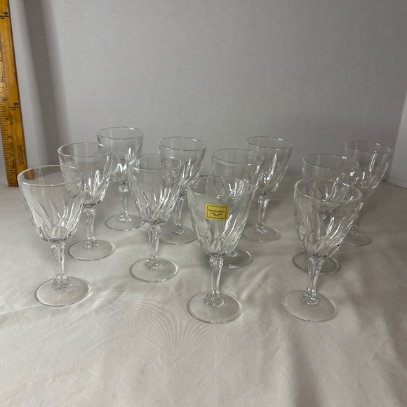 Lummarc Verrerie D'arques A Set of 11 Vintage Cordials Made In France 80s NEW - Picture 1 of 13